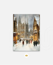 Snowy Cathedral Promenade