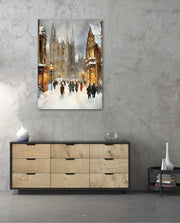 Snowy Cathedral Promenade