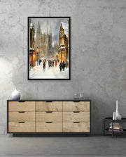 Snowy Cathedral Promenade