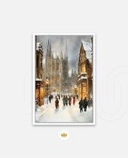 Snowy Cathedral Promenade