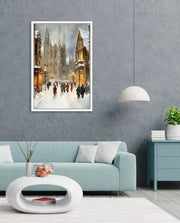 Snowy Cathedral Promenade