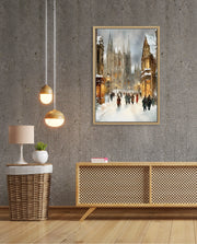 Snowy Cathedral Promenade