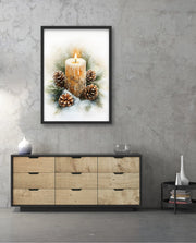 Frosted Candle Radiance
