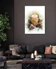 Frosted Candle Radiance