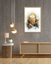 Frosted Candle Radiance