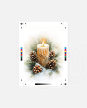 Frosted Candle Radiance