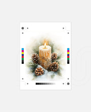 Frosted Candle Radiance
