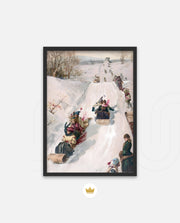 Vintage Winter Sleigh Ride