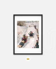 Vintage Winter Sleigh Ride
