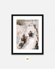 Vintage Winter Sleigh Ride
