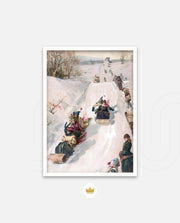 Vintage Winter Sleigh Ride