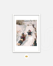 Vintage Winter Sleigh Ride