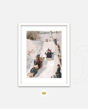 Vintage Winter Sleigh Ride