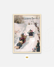 Vintage Winter Sleigh Ride