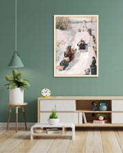 Vintage Winter Sleigh Ride