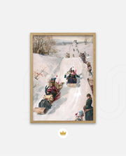 Vintage Winter Sleigh Ride