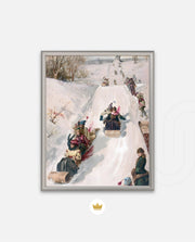 Vintage Winter Sleigh Ride
