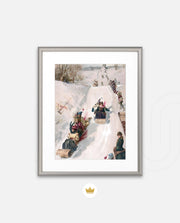 Vintage Winter Sleigh Ride