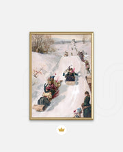 Vintage Winter Sleigh Ride