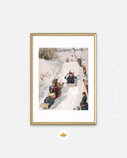 Vintage Winter Sleigh Ride