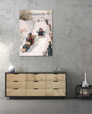 Vintage Winter Sleigh Ride