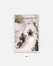 Vintage Winter Sleigh Ride