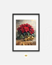 Poinsettia Golden Elegance