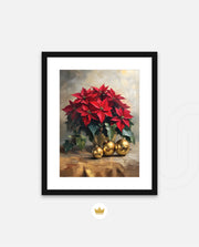 Poinsettia Golden Elegance
