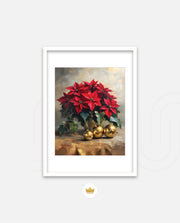 Poinsettia Golden Elegance
