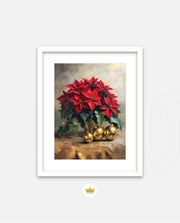 Poinsettia Golden Elegance