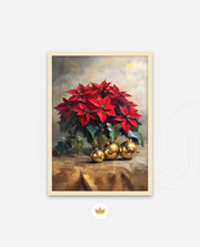 Poinsettia Golden Elegance