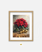 Poinsettia Golden Elegance