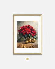 Poinsettia Golden Elegance