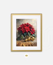 Poinsettia Golden Elegance