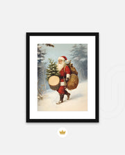 Holiday Drummer Santa