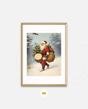 Holiday Drummer Santa