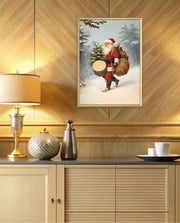 Holiday Drummer Santa