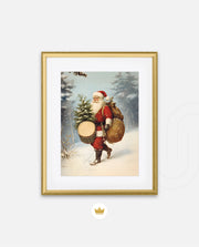 Holiday Drummer Santa