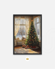 Sunlit Christmas Corner