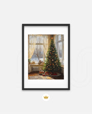 Sunlit Christmas Corner
