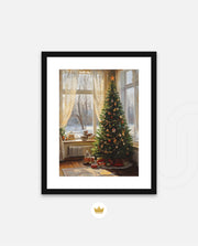 Sunlit Christmas Corner