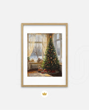 Sunlit Christmas Corner