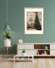 Sunlit Christmas Corner