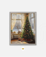 Sunlit Christmas Corner