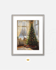 Sunlit Christmas Corner
