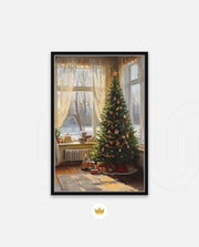 Sunlit Christmas Corner