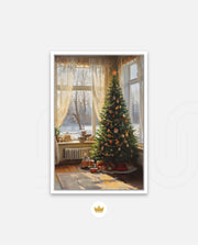 Sunlit Christmas Corner