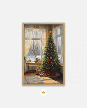 Sunlit Christmas Corner