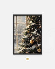 Snowy Christmas Reflections