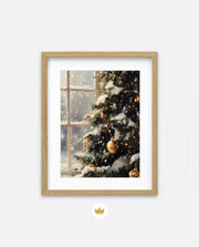 Snowy Christmas Reflections